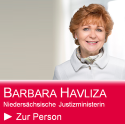 Portrait der Niedersächsischen Justizministerin Barbara Havliza (zum Lebenslauf der Justizministerin)